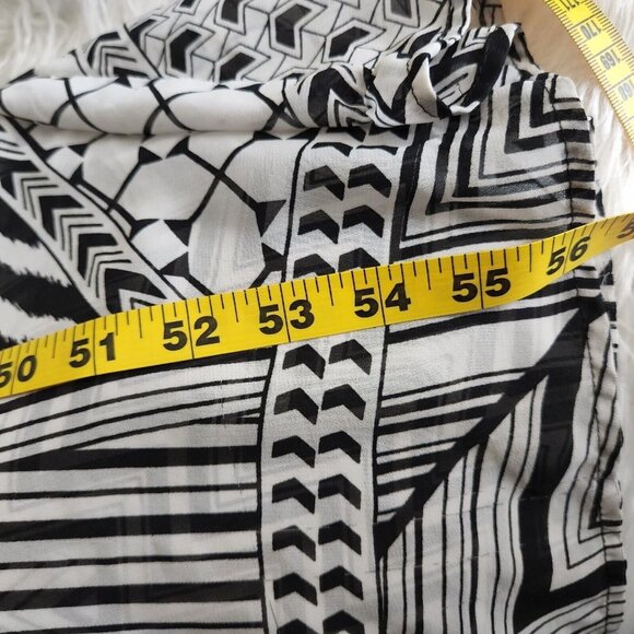 Flying Tomato Maxi Dress Spaghetti Strap Embroidery Black White‎ Size XS - Picture 9 of 11